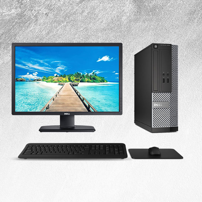 POSTAZIONE COMPLETA PC DELL OPTIPLEX 3020 SFF INTEL I3 4130 RAM 8GB SSD 256GB WINDOWS 10 PRO + MONITOR DELL P2213T 1680X1050 + KIT TASTIERA E MOUSE