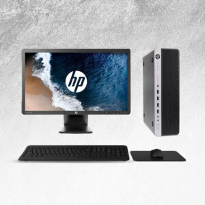 POSTAZIONE COMPLETA PC HP ELITEDESK 800 G5 SFF INTEL I5 9500U RAM 16GB SSD 256GB DVD/RW WINDOWS 11 PRO + MONITOR HP Z22I 22″1920X1080 FULL HD + KIT TASTIERA E MOUSE