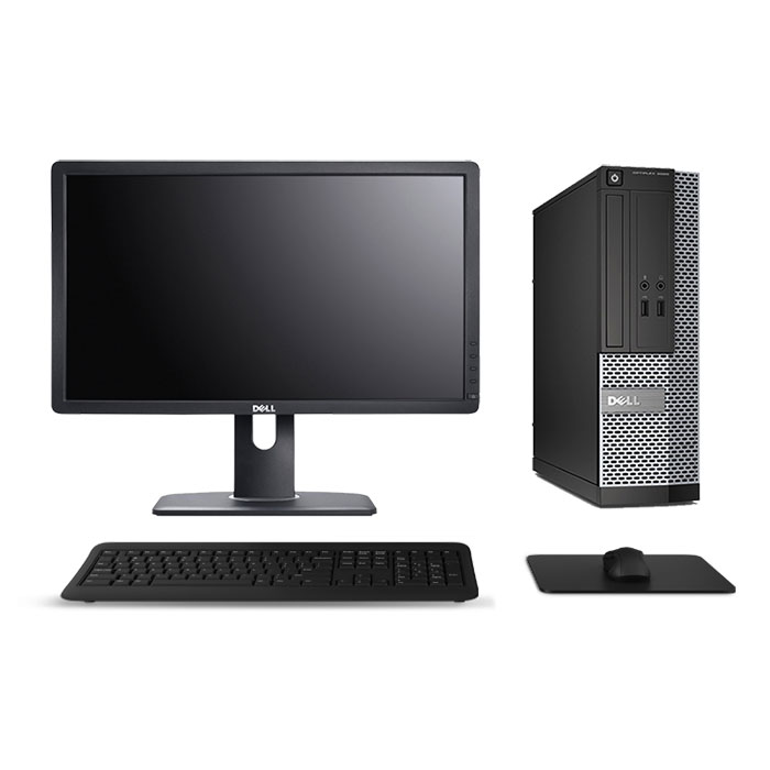 POSTAZIONE COMPLETA PC DELL OPTIPLEX 3020 SFF INTEL I3 4130 RAM 8GB SSD 256GB WINDOWS 10 PRO + MONITOR DELL P2213T 1680X1050 + KIT TASTIERA E MOUSE - immagine 2