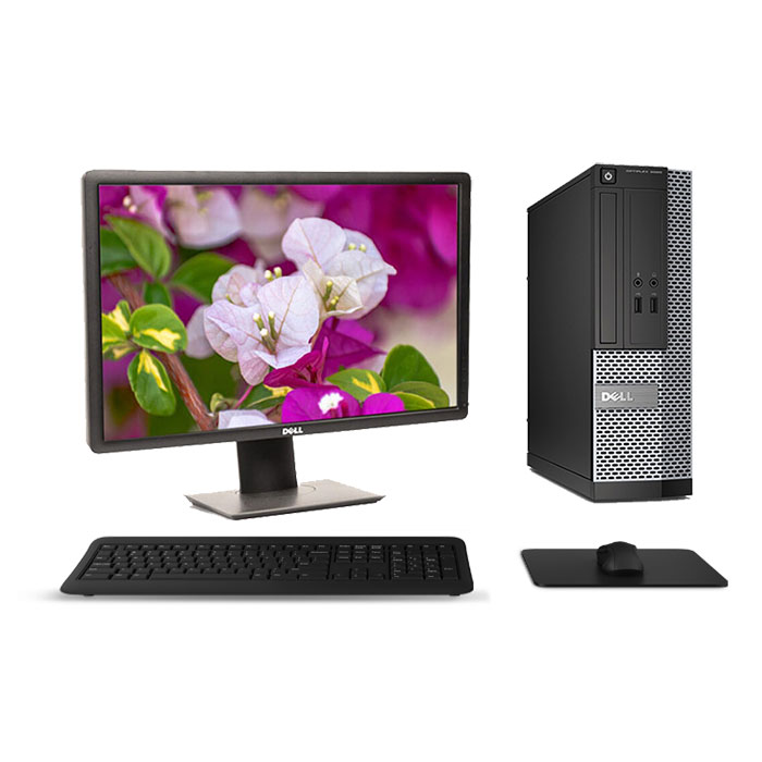 POSTAZIONE COMPLETA PC DELL OPTIPLEX 3020 SFF INTEL I3 4130 RAM 8GB SSD 256GB WINDOWS 10 PRO + MONITOR DELL P2213T 1680X1050 + KIT TASTIERA E MOUSE - immagine 3