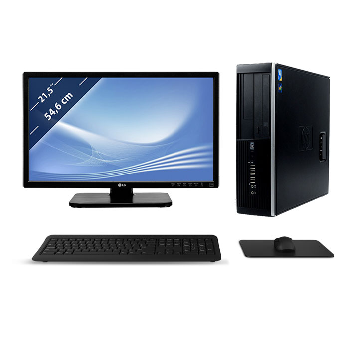 POSTAZIONE COMPLETA PC HP COMPAQ 6200 PRO SFF INTEL I3 2100 RAM 8GB SSD 128GB + HDD 500GB DVD/RW WINDOWS 10 PRO+MONITOR LG 22MB37PU-B 22″1920X1080 FULL HD LED - immagine 3
