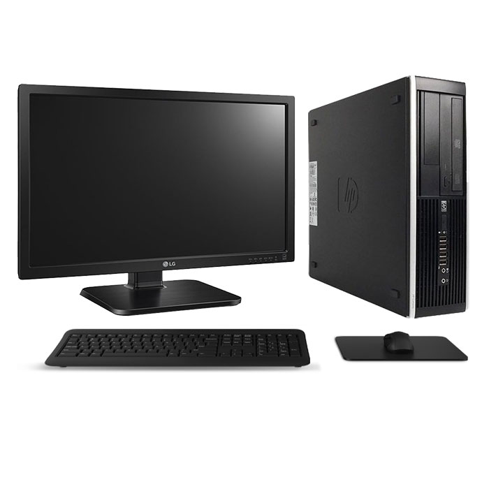 POSTAZIONE COMPLETA PC HP COMPAQ 6200 PRO SFF INTEL I3 2100 RAM 8GB SSD 128GB + HDD 500GB DVD/RW WINDOWS 10 PRO+MONITOR LG 22MB37PU-B 22″1920X1080 FULL HD LED - immagine 2