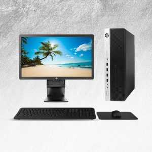 POSTAZIONE COMPLETA PC HP ELITEDESK 800 G3 SFF INTEL I5 7500U RAM 16GB SSD 256GB WINDOWS 11 PRO + MONITOR LG 24BK550Y-B 24″ 1920X1080 FULL HD + KIT TASTIERA E MOUSE