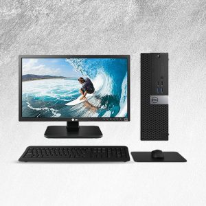POSTAZIONE COMPLETA PC DELL OPTIPLEX 7040 SFF INTEL I3 6100U RAM 16GB SSD 256GB WINDOWS 11 PRO + MONITOR LG 24BK550Y-B 24″ 1920X1080 FULL HD + KIT TASTIERA E MOUSE