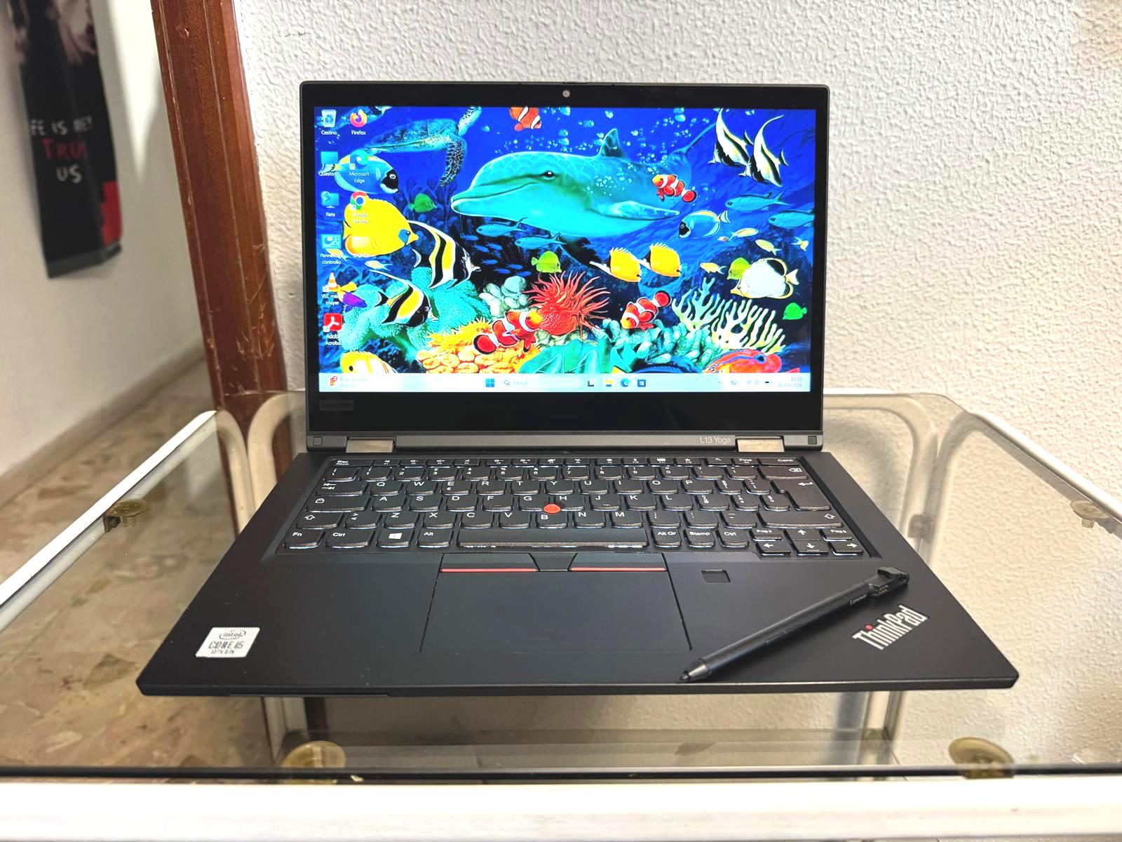 NOTEBOOK LENOVO THINKPAD YOGA L13 - 2 IN 1 – INTEL I5 10210U, 8GB RAM, SSD 256GB, DISPLAY 13,3" TOUCHSCREEN WINDOWS 11 PRO - immagine 7