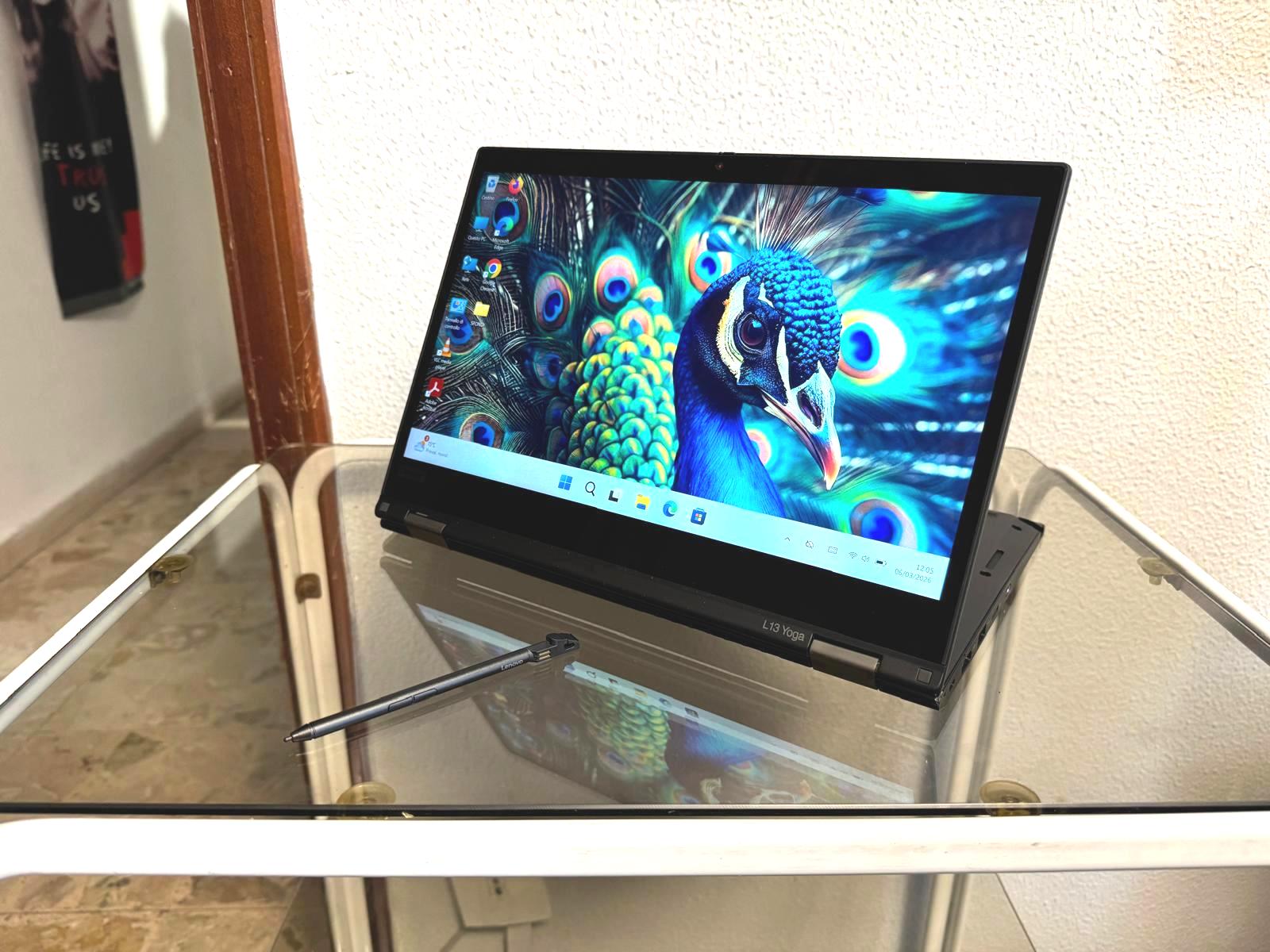 NOTEBOOK LENOVO THINKPAD YOGA L13 - 2 IN 1 – INTEL I5 10210U, 8GB RAM, SSD 256GB, DISPLAY 13,3" TOUCHSCREEN WINDOWS 11 PRO - immagine 3