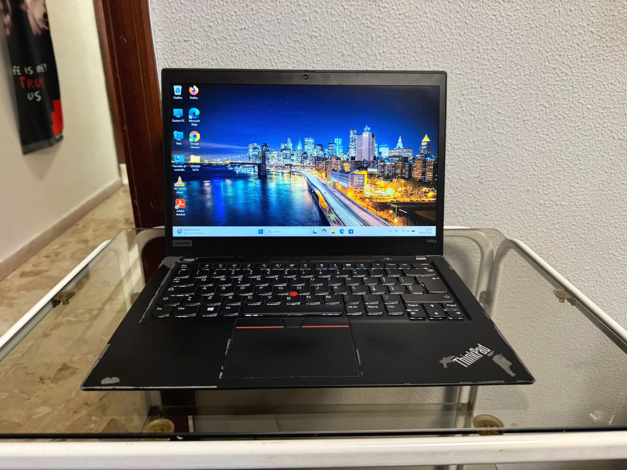 NOTEBOOK LENOVO THINKPAD T490S INTEL I5 8365U RAM 8GB SSD 256GB DISPLAY 14" FULL HD WINDOWS 11 PRO - immagine 2