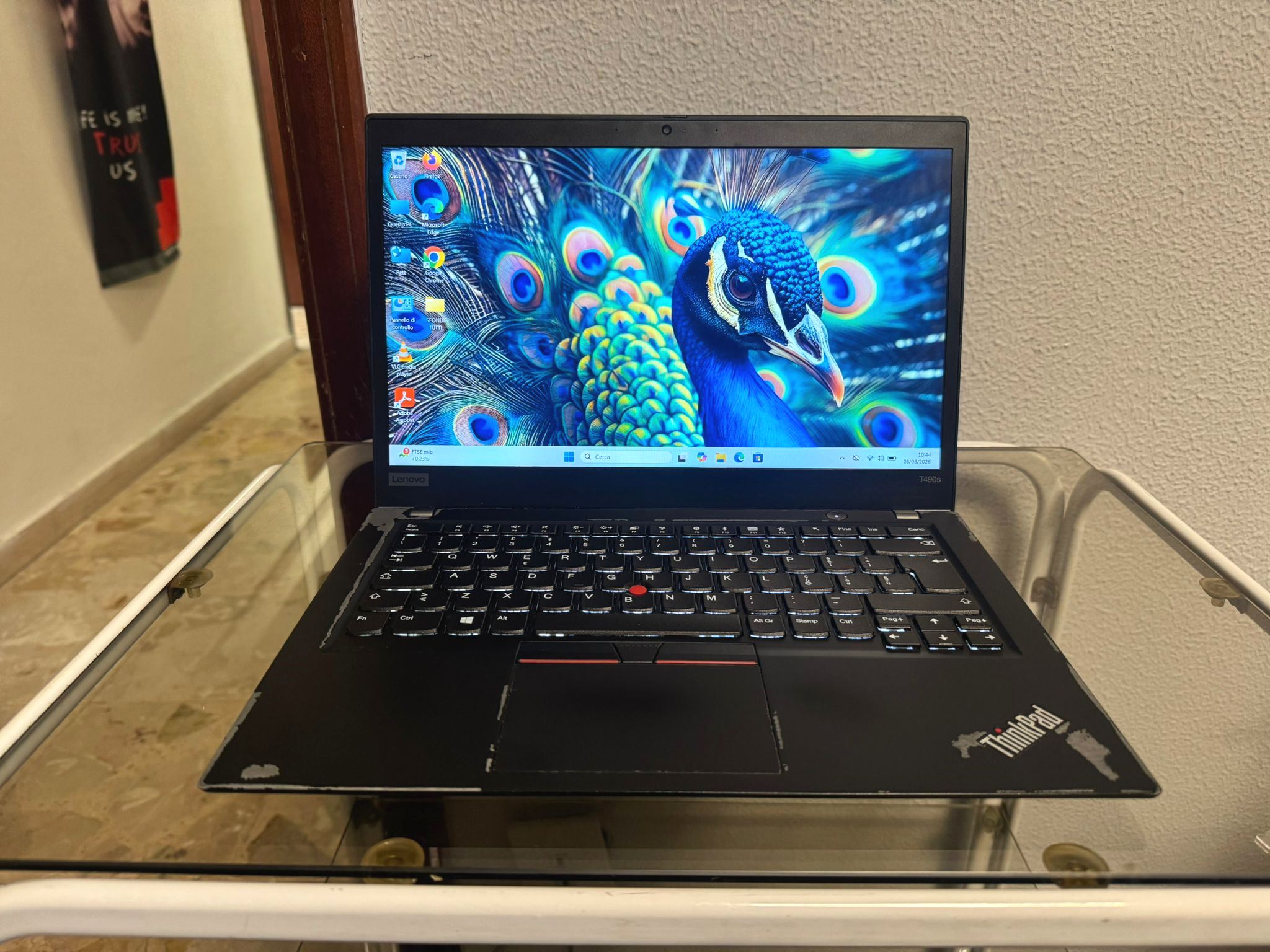 NOTEBOOK LENOVO THINKPAD T490S INTEL I5 8365U RAM 8GB SSD 256GB DISPLAY 14" FULL HD WINDOWS 11 PRO - immagine 6