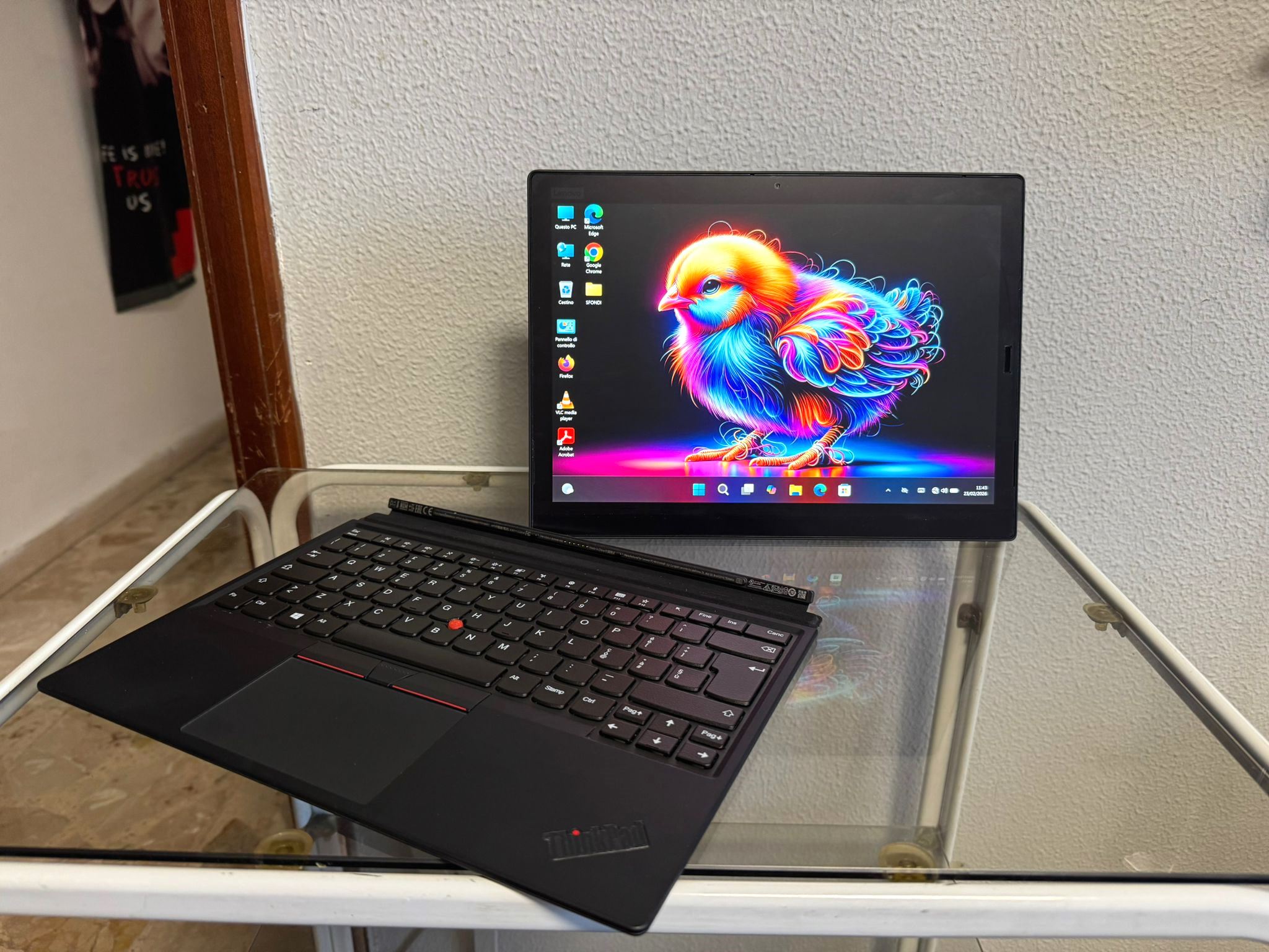 NOTEBOOK LENOVO THINKPAD X1 TABLET GEN 3 - 2 IN 1 - DISPLAY 13" 3000X2000 TOUCHSCREEN – INTEL I5, 8GB RAM, SSD 512GB WINDOWS 11 PRO - immagine 6