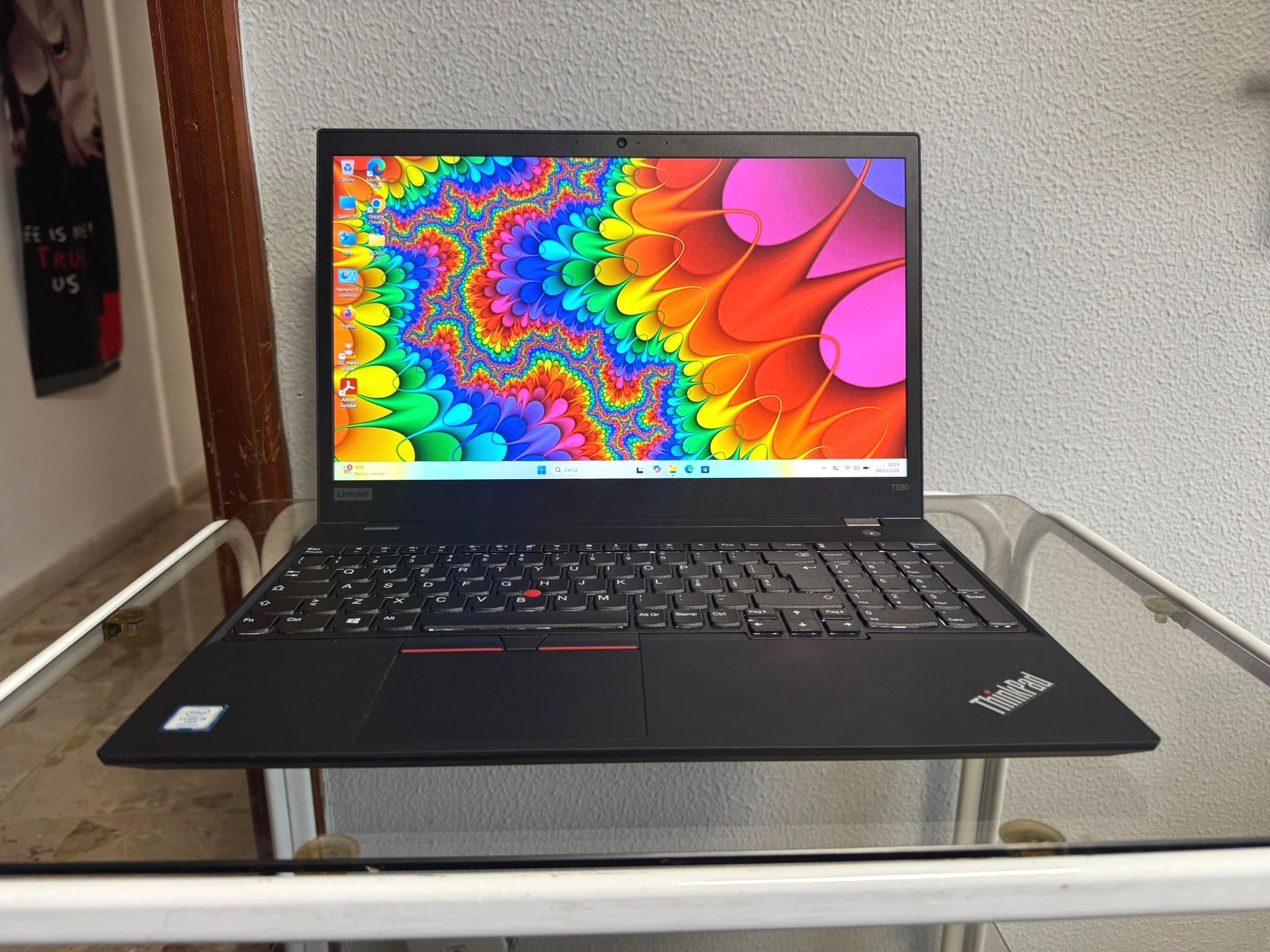NOTEBOOK LENOVO THINKPAD T590 INTEL I5 8365U RAM 16GB SSD 512GB DISPLAY 15,6" FULL HD TOUCHSCREEN WINDOWS 11 PRO - immagine 6
