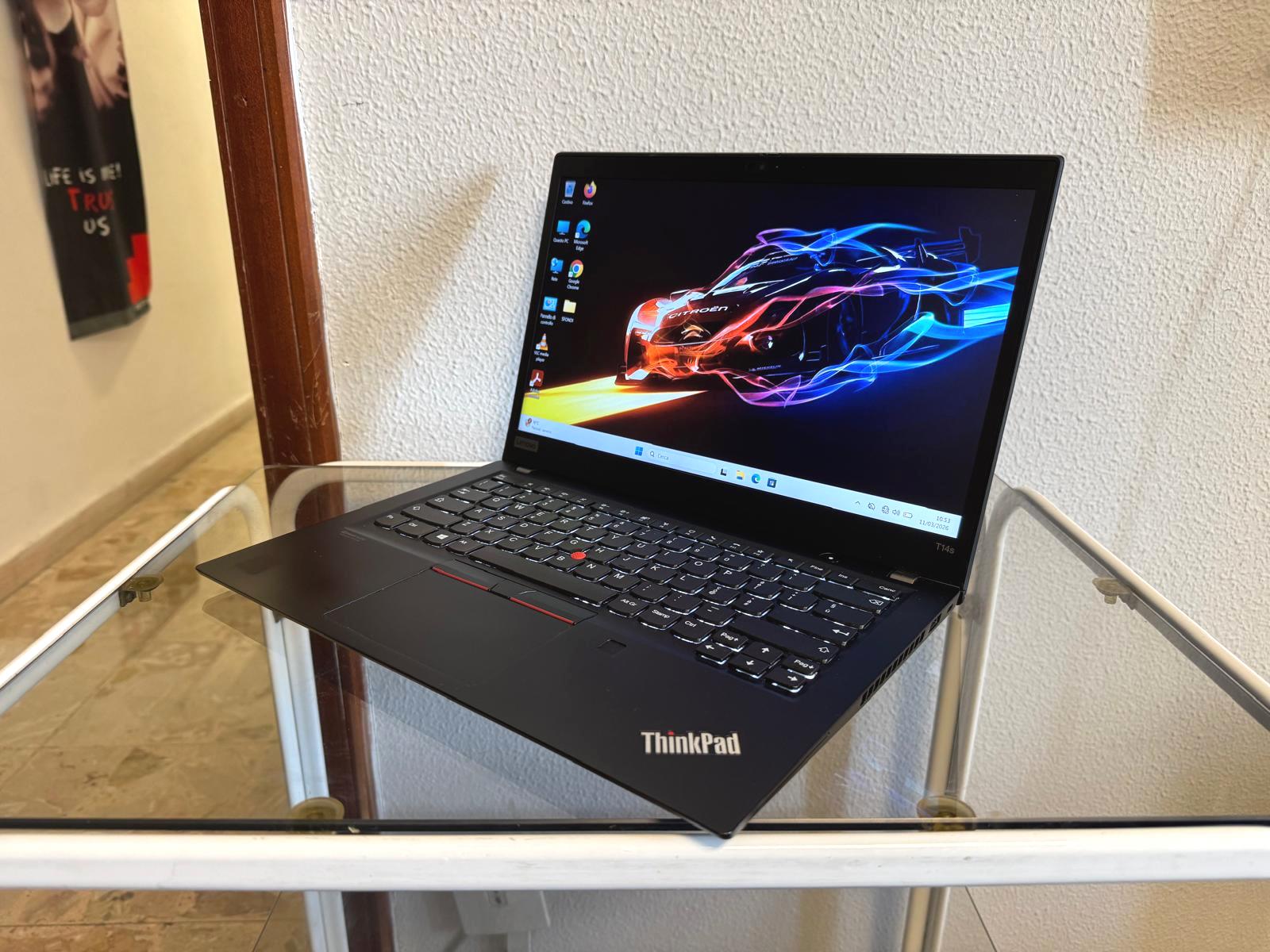 NOTEBOOK LENOVO THINKPAD T14S AMD RYZEN 5 PRO 4650U RAM 8GB SSD 256GB DISPLAY 14" FULL HD TOUCHSCREEN WINDOWS 11 PRO - immagine 4
